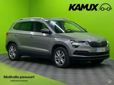 Skoda Karoq 1,6 TDI Style DSG Autom. / Canton Äänentoisto / Nahkaverhoilu / Adapt. Vakkari / Webasto /