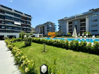 Sofia Park Residence kompleksi, satılık bahçe daireleri 1+1 (57 m²) teraslı